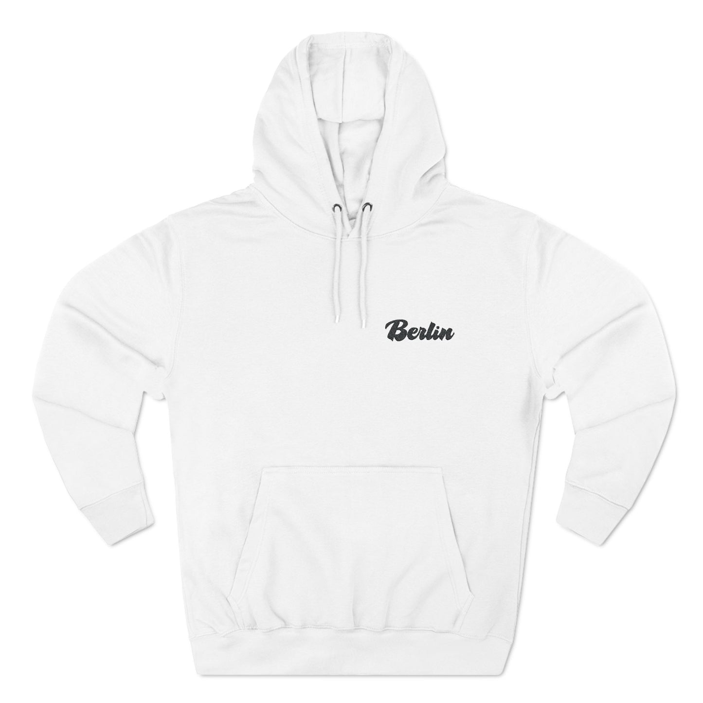 Three-Panel Fleece Hoodie